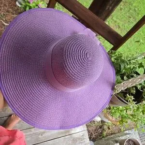 Vintage | Accessories | Lilac Purple Extra Wide Floppy Brim  display picture 2
